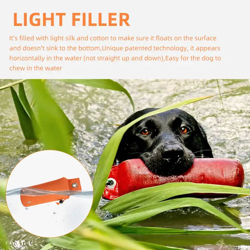 Canvas Training Dummy für Hunde (schwimmfähig)