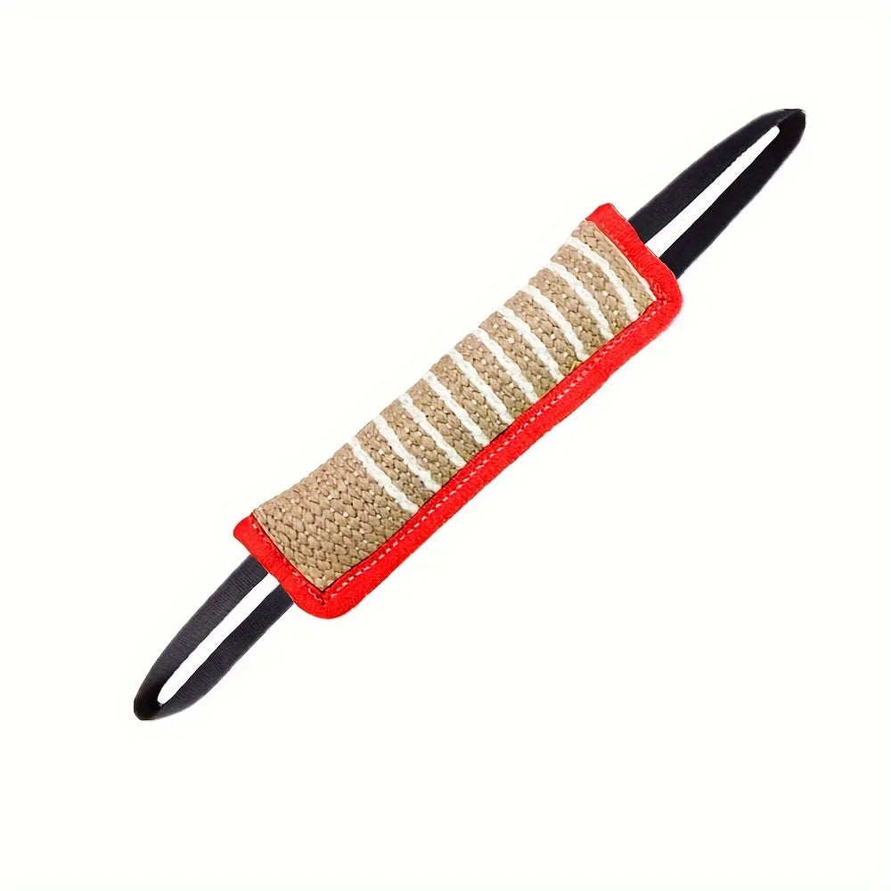 Durable Jute Dog Chew Toy - Bite-Resistant Teething Stick for Puppies & Adult Dogs, Natural Pet Dental Health Care
