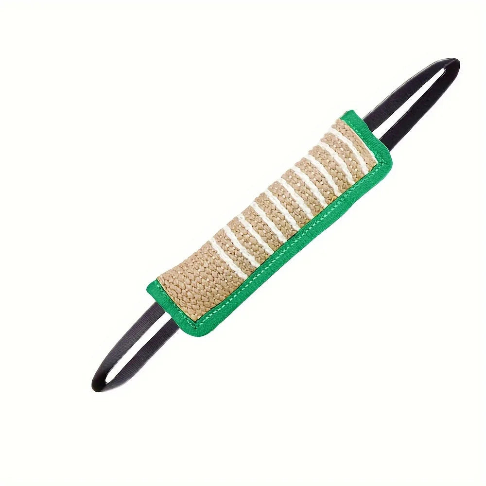 Durable Jute Dog Chew Toy - Bite-Resistant Teething Stick for Puppies & Adult Dogs, Natural Pet Dental Health Care