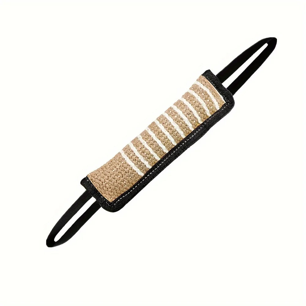 Durable Jute Dog Chew Toy - Bite-Resistant Teething Stick for Puppies & Adult Dogs, Natural Pet Dental Health Care