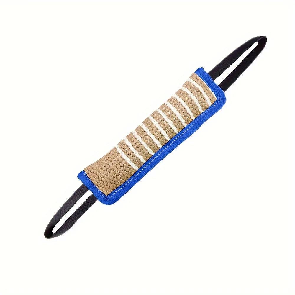 Durable Jute Dog Chew Toy - Bite-Resistant Teething Stick for Puppies & Adult Dogs, Natural Pet Dental Health Care