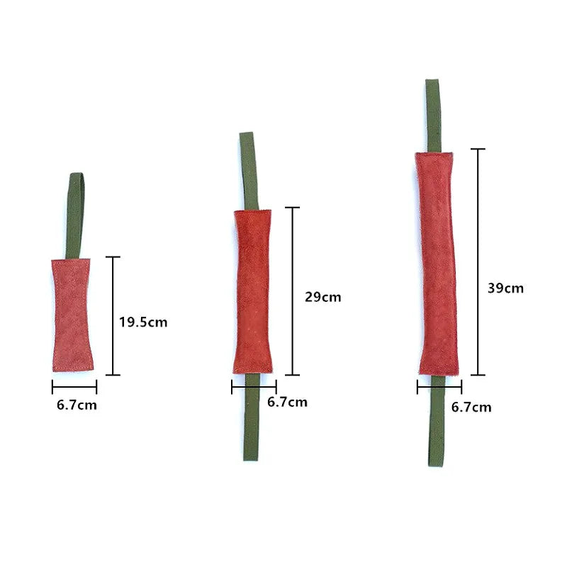 High Toughness Cowhide Bite Stick Pets Training Roll Puppy Interactive Chew Toys Equipment Dog Toys Equipment Bite Pet Supplies