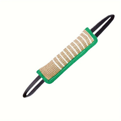 Durable Jute Dog Chew Toy - Bite-Resistant Teething Stick for Puppies & Adult Dogs, Natural Pet Dental Health Care