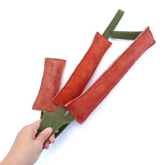 High Toughness Cowhide Bite Stick Pets Training Roll Puppy Interactive Chew Toys Equipment Dog Toys Equipment Bite Pet Supplies
