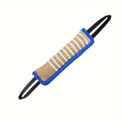 Durable Jute Dog Chew Toy - Bite-Resistant Teething Stick for Puppies & Adult Dogs, Natural Pet Dental Health Care
